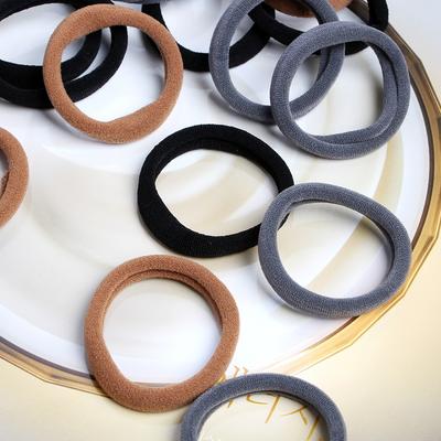 Women's Plump Hair Tie 60p (3 Colors) Knotless Hair Elastic