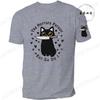 Sommer Mode T-Shirts Die Schrecken bleiben bestehen, aber ich auch Mörderische Katze Print T-shirt Herren Hip-Hop Streetwear Mode Freizeitshirt