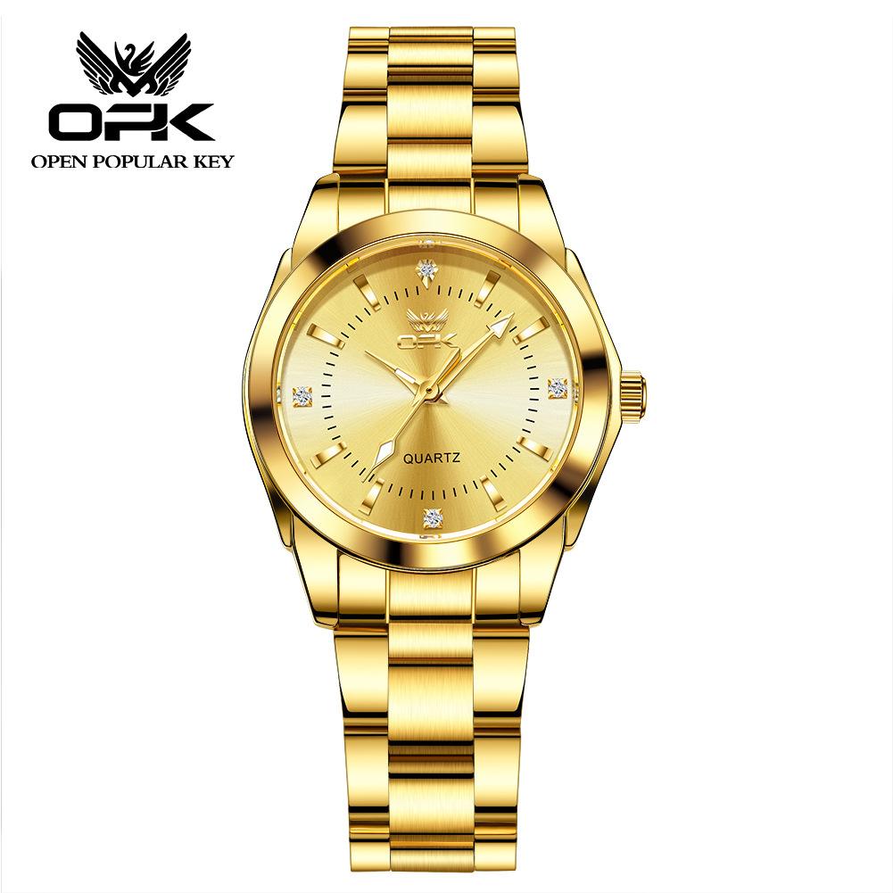 Watch Diamond Waterproof Luminous Simple Steel Belt Quartz Ladies Watch