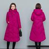 Winter Parka Women Long Knee-thick Loose Plus Size Hooded Coat