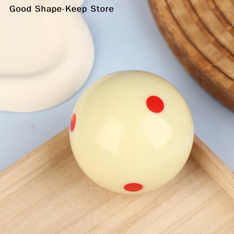 57.2mm Standard Pool Billiard Cue Ball - 6 Red Dots Snooker Practice Training Ball for Billiard Snooker