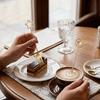 4Pcs Ornament Metal Spoon Rustless Steel Star Pendant Spoon Mini Dessert Spoon  For Hotel