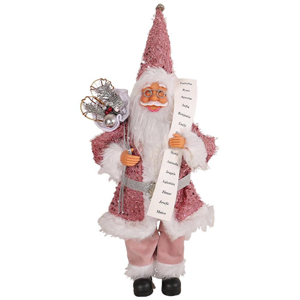 Christmas Mini Santa Claus Toy Festival Theme Cartoon Santa Claus Statue Creative Home Holiday Decoration