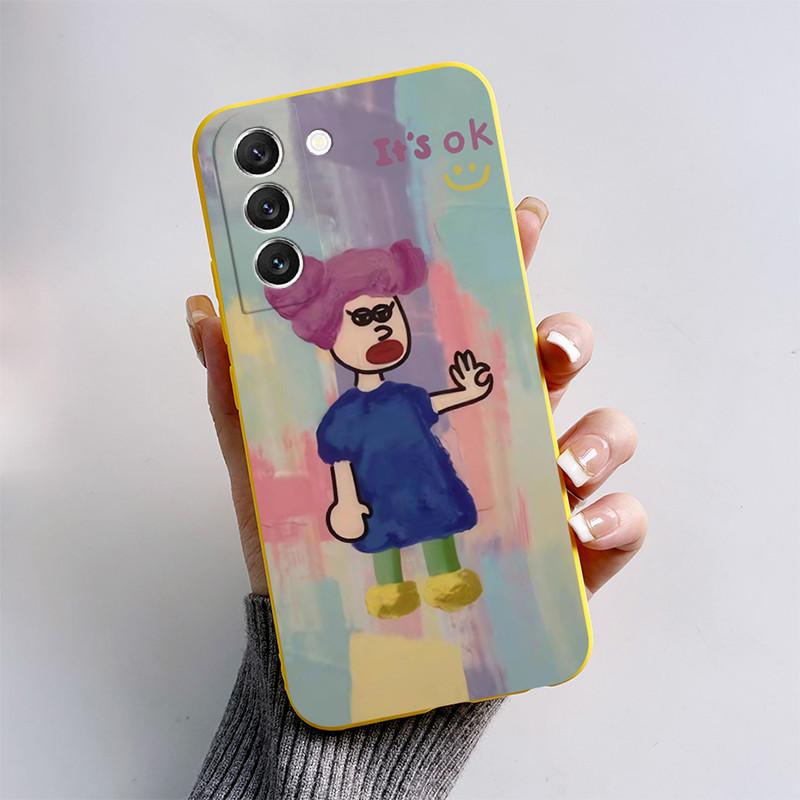

Case For Samsung Galaxy S22 S 22 Plus Phone Cover Cute Cartoon Cats Fox Pattern Soft Silicone Funda For Samsung S22 Ultra Coque S22 Plus