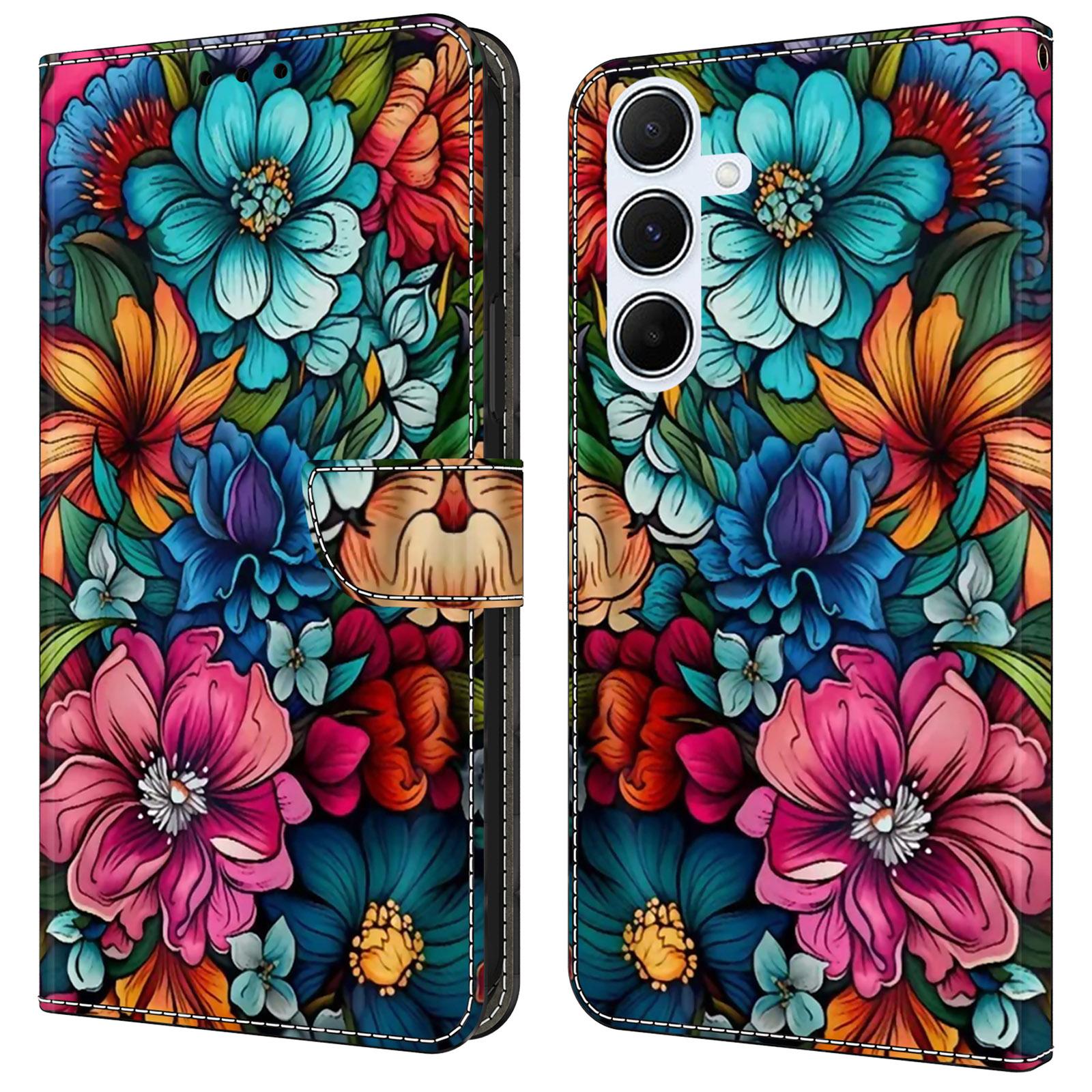 

Чехол для Samsung Galaxy A16 5G/A16 4G с рисунком, Защитная крышка с принтом, Чехол-книжка из ТПУ + ПУ кожи A