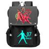 Large Capacity Schoolbag with Shoulder Strap; Student Three-piece Pencil Case Set