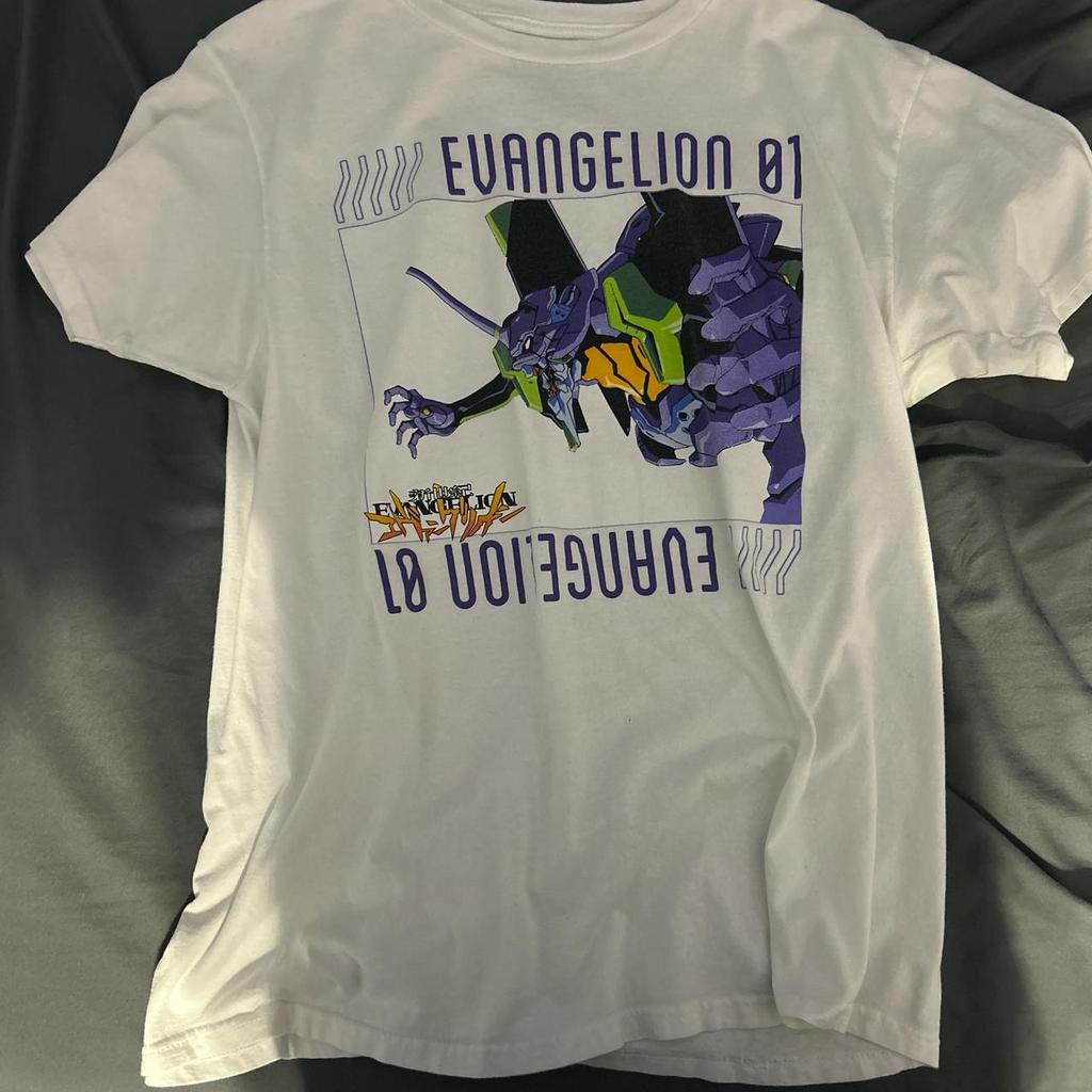 2026 Summer New Arrival Evangelion Pattern Street Style Print Shortsleeve Tshirt Y2k Style Suitable For Both Unisex And Unisex
