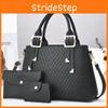 Trendy Urban Minimalist Three Piece Handbag Set In Macaron Colors With Sleek Design