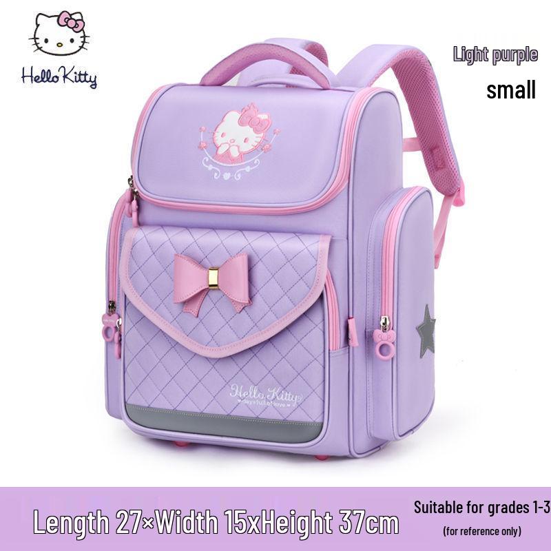 

Рюкзак Hello Kitty: Легкий, Большой вместимости, Снижающий нагрузку, Защищающий позвоночник для девочек 1-6 классов