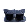 Cat Ears Brimless Hat with Sunglasses Sweet Breathable Woman's Landlord Hat Detachable Sunglasses Without Brim