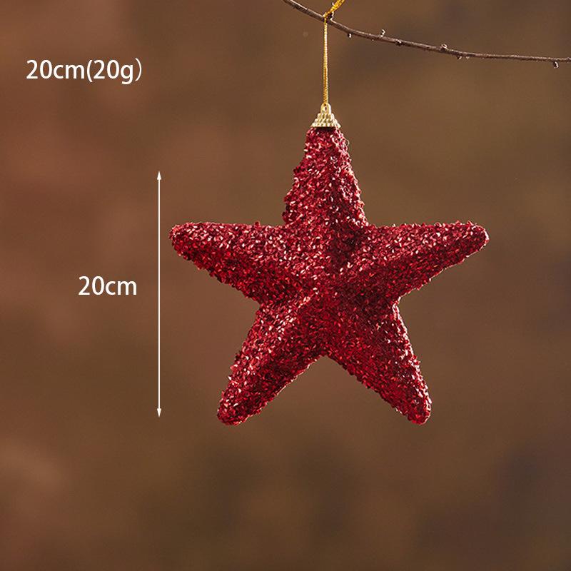 15/20cm Champagne Gold & Silver Foam Christmas Tree Topper Star.
