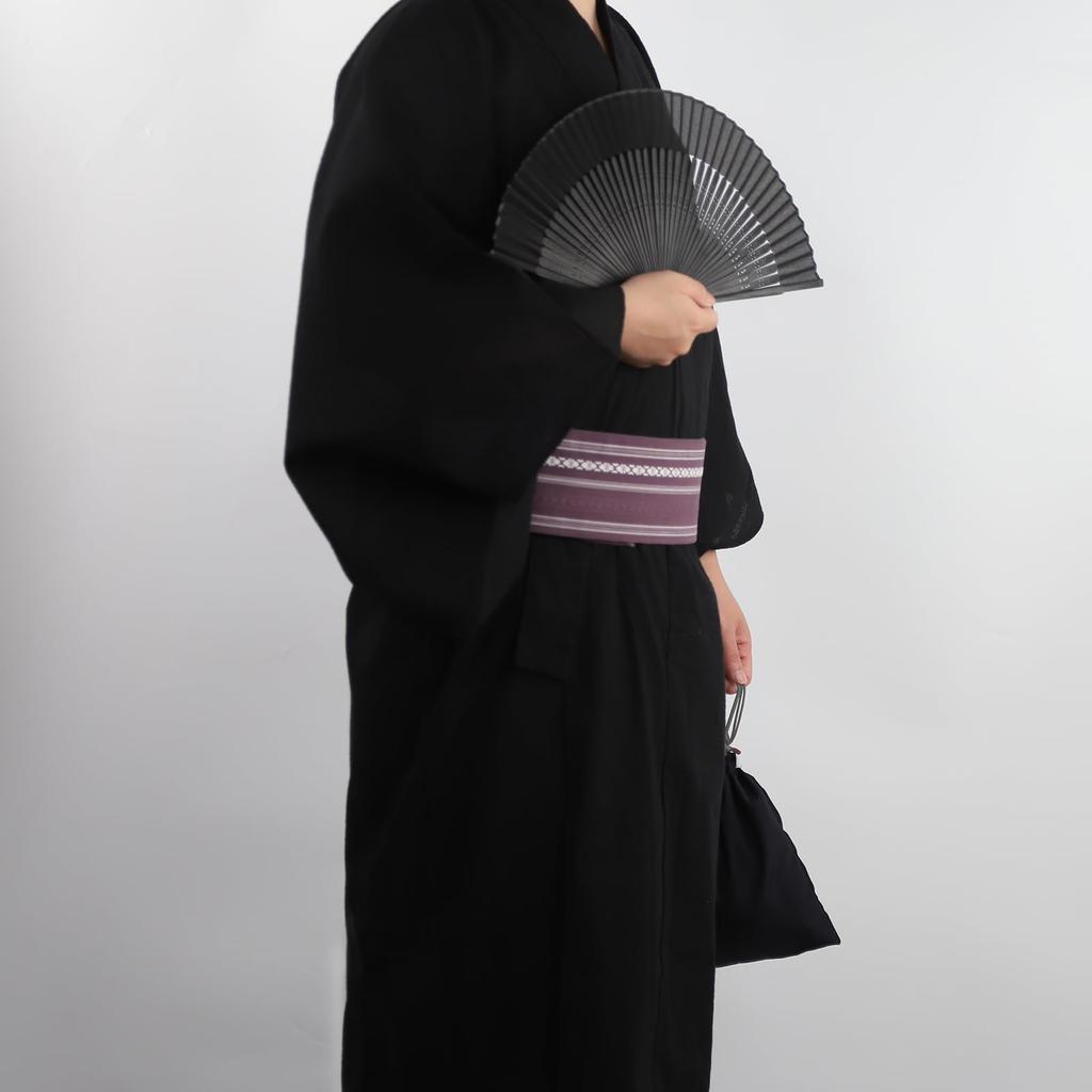 Obi Kenjo Traditional Japanese Day Gift Tying [TOuWA] One-touch (Sash) - Cotton, Pattern, Men's/Women's, Gentlemen's, Yukata, Kimono, Kyudo, Clothing,