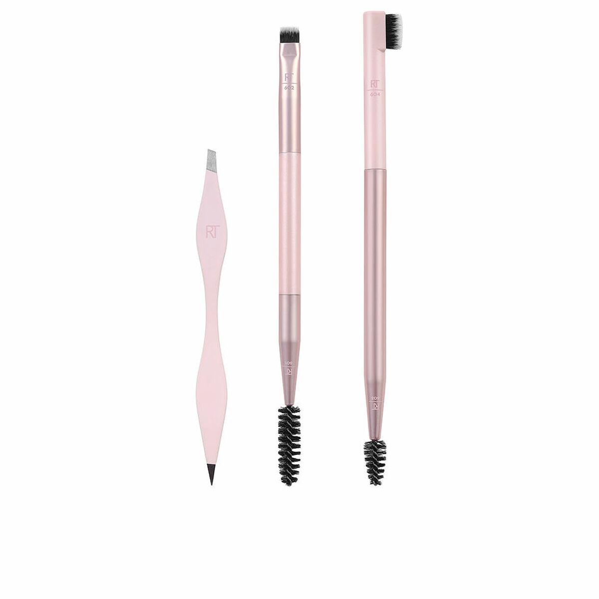 

Real Techniques Набор булавок для макияжа для коррекции бровей, розовый, 3 шт.