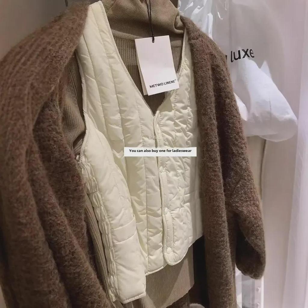 METWO Damen Winddichte Schlankmachende Fleeceweste für Herbst und Winter