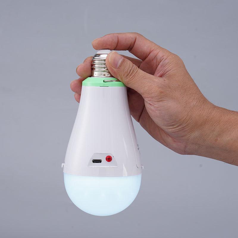 

Rechargeable LED Light Bulb, Super Bright for Markets, Camping, and Emergency Use, with Long-lasting Battery. 20W Type-C Charging