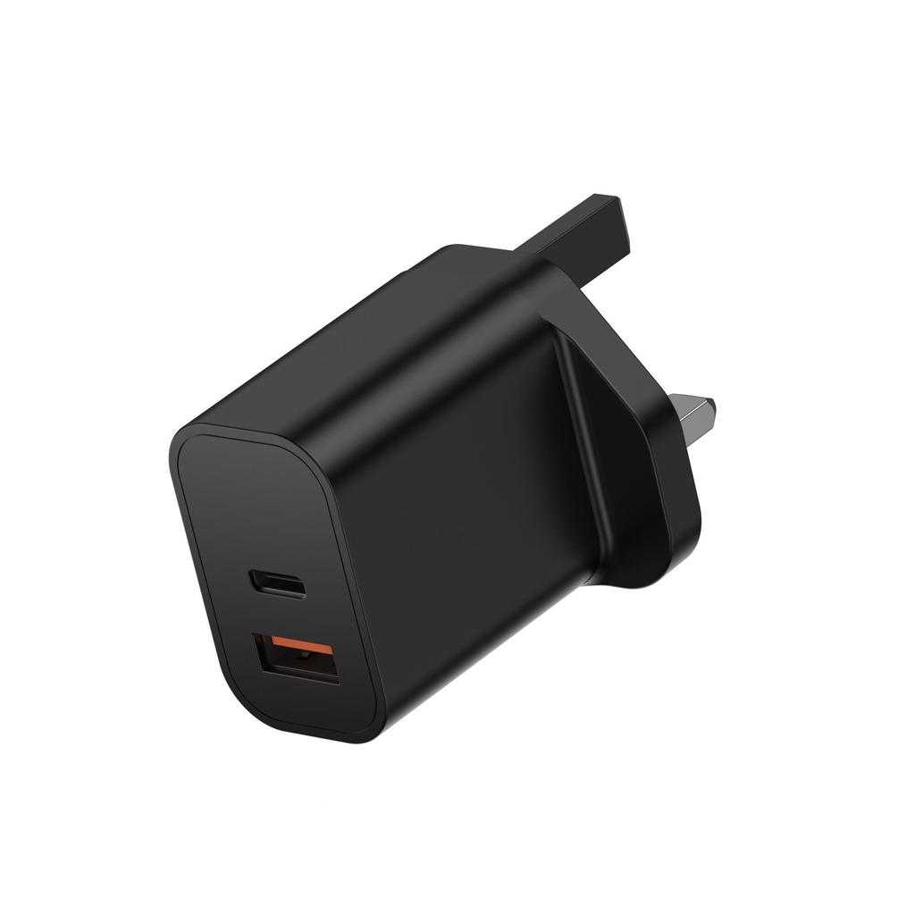PD20W Dual Port Fast Charger: PD+QC3.0, 20W Rapid Charging, US/EU Spec Compatible Mobile Phone Charger