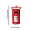 Santa Mailbox Christmas Tree Ornament Vintage Creative Christmas Tree Hanging Decoration for Birthday Home Office Porch Festival