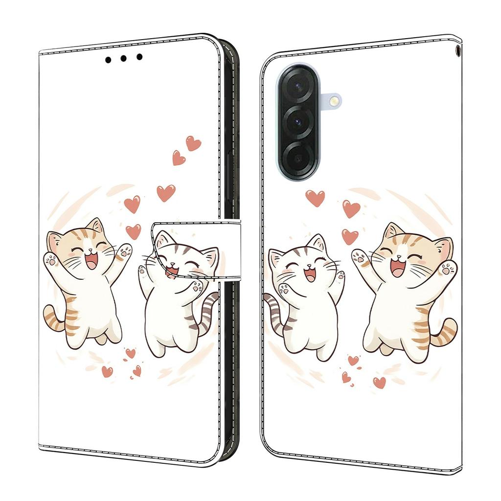 For Samsung Galaxy A56 5G / A36 5G Wallet Case Foldable Stand Pattern Printing Leather Flip Phone Cover