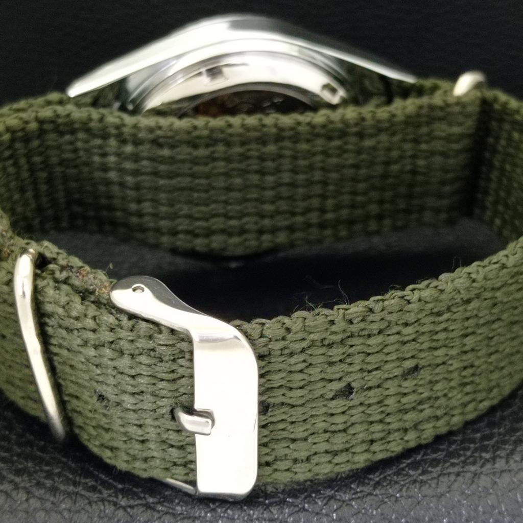 VINTAGE REFURBISHED SEIKO 5 AUTOMATIC JAPAN MENS GREEN DIAL WATCH A440595-4 Sk-a440595