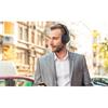 Auriculares inalámbricos con cancelación de ruido Audio Technica Soundreality Bluetooth con micrófono negro Ath Sr50bt Bk Black