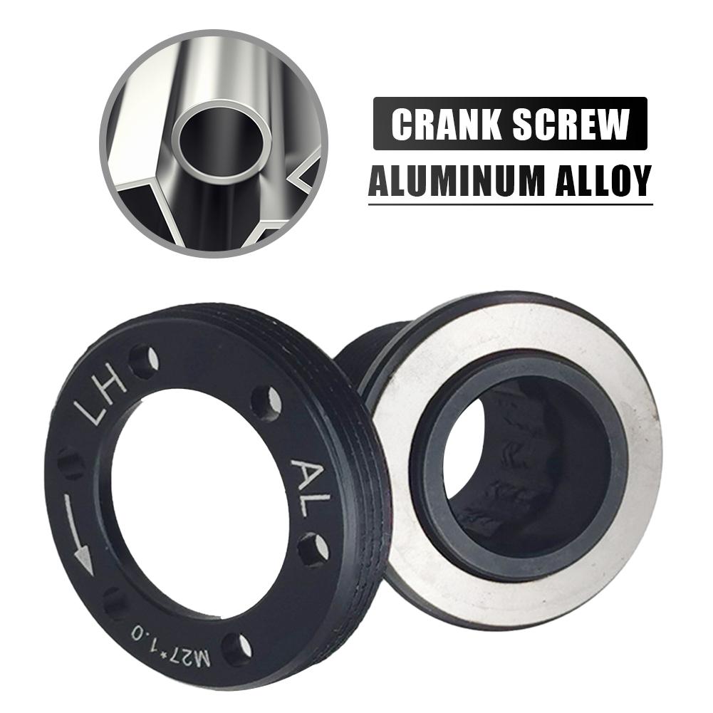 Bike Crank Arm Bolt Kit M17/M27 Spare Dub Crank Cover Aluminum Alloy DUB Cap Crank Self-Extracting Bolt for FSA SL-K Pro MegaExo