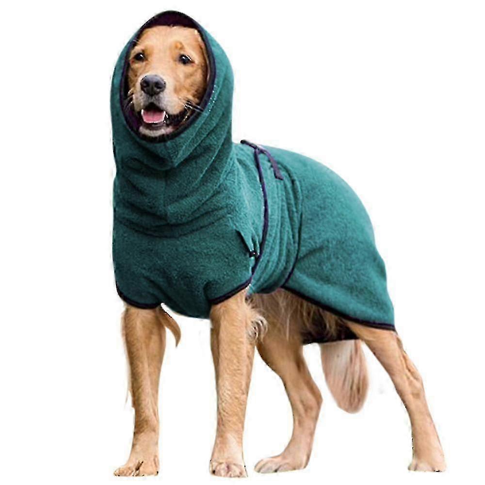 Pet Dog Clothes Towel Drying Bathrobe Coat Dog Warm Clothes Jinst1
