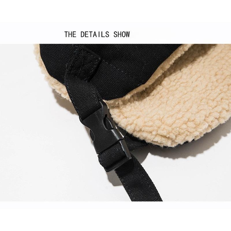 Lei Feng Hat Men and Women Winter Korean Version of The Trendy Ear Protection Hat Warm Cotton Hat Pilot Motorcycle Hat