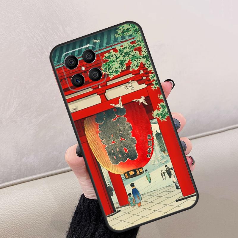 Japanese Style Ukiyo-e Art For Honor Magic 8 7 5 6 Lite Case For Honor 200 400 Pro X9d X9c X9b X9a X8c X8b 70 90 Win RT