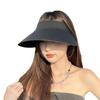 Summer Sky Top Sun Hat Women's Markless Integrated Sun Protection Hat New UV Anti Illuminated Silk Sun Hat