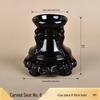 Black Resin High-Grade Crystal Ball Display Stand