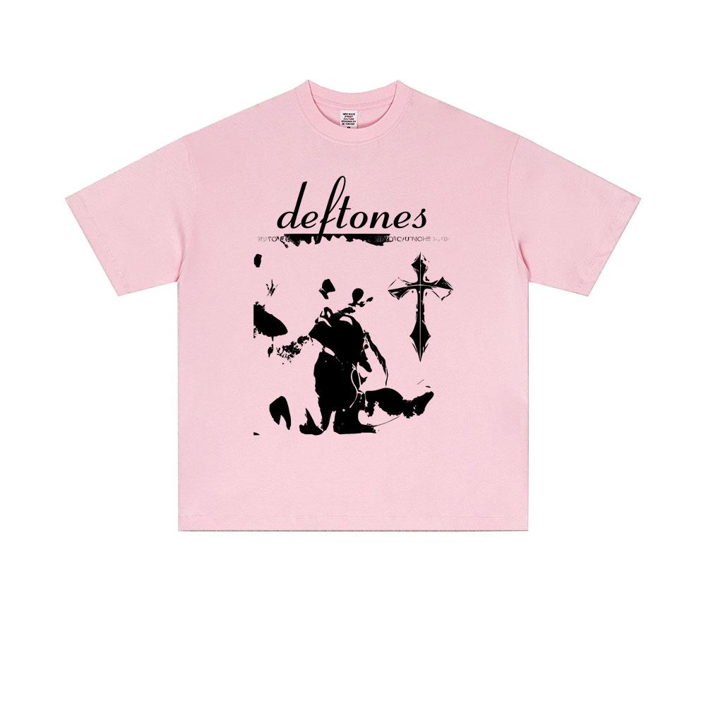 Rock Band Deftones Saturday Night Wrist T Shirts Men Women Alternative Heavy Metal Streetwear Man Fashion Oversized T-shirt Tops