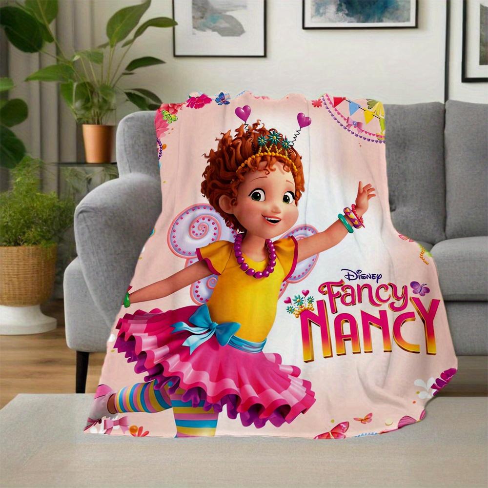 1pc, Disney Fancy Nancy Blanket, Living Room, Travel, Camping, Car Blankets