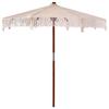 Macrame Sun Umbrella Cream 252.5 X 252.5 X 260 Cm
