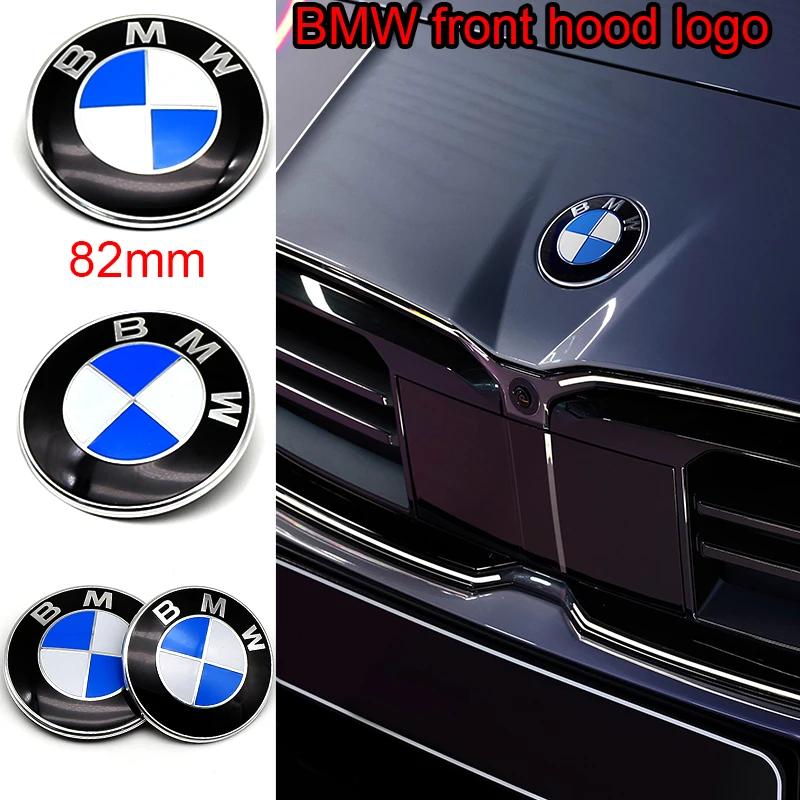Car Blue White Logo Front Hood Emblem 82mm Rear Badge 74mm Wheel Hub Cap 68mm 56mm Steering Wheel Sticker 45mm Accessory For BMW Xm0