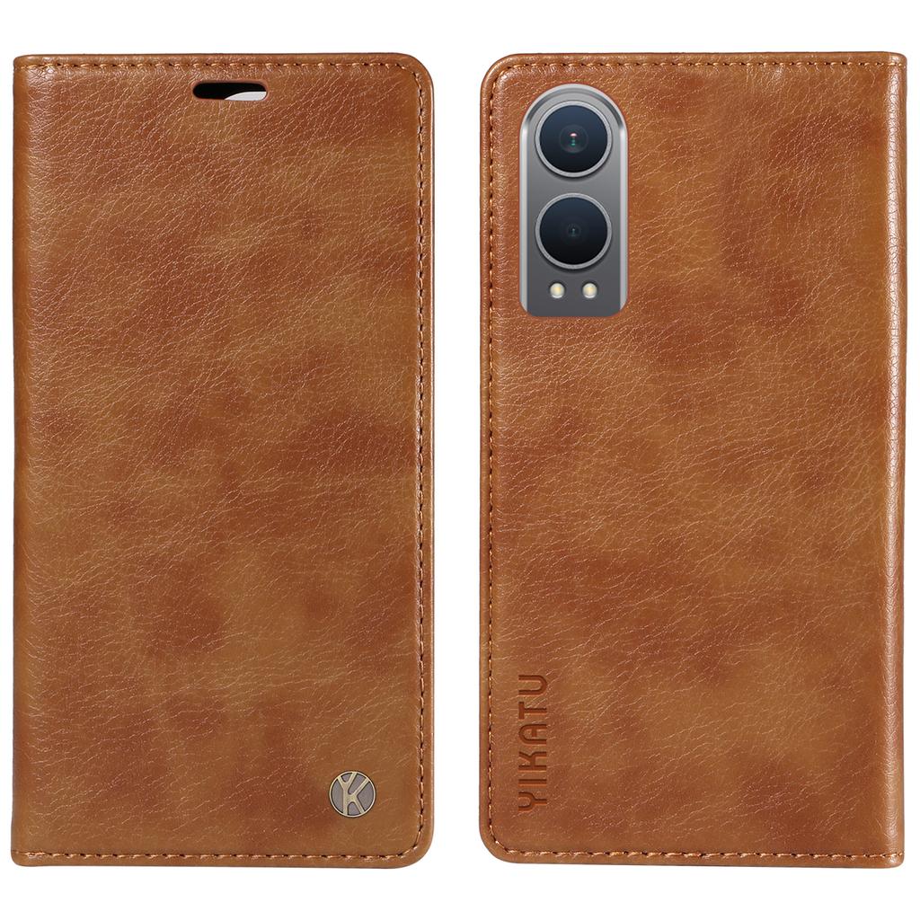 For OnePlus Nord CE4 Lite 5G/Oppo K12x 5G (China) Case Folio Magnetic Closure Leather Phone Cover