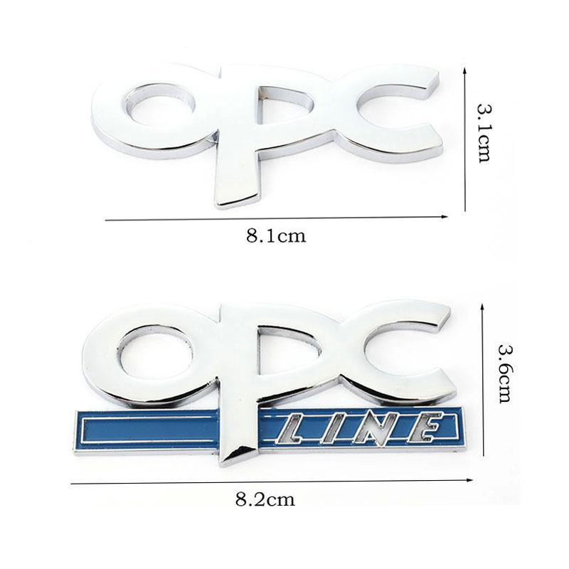 Crjhv7 Metal Car Sticker Badge Emblem Front Hood Grille Decal for Opel OPC Logo Astra H G J K F Zafira a B Corsa B C D Mokkav Insignia