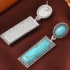 2PC Women's Fashion Bohemian Earrings, Jewelry Design, Suitable for Date, Party, Festival Gifts