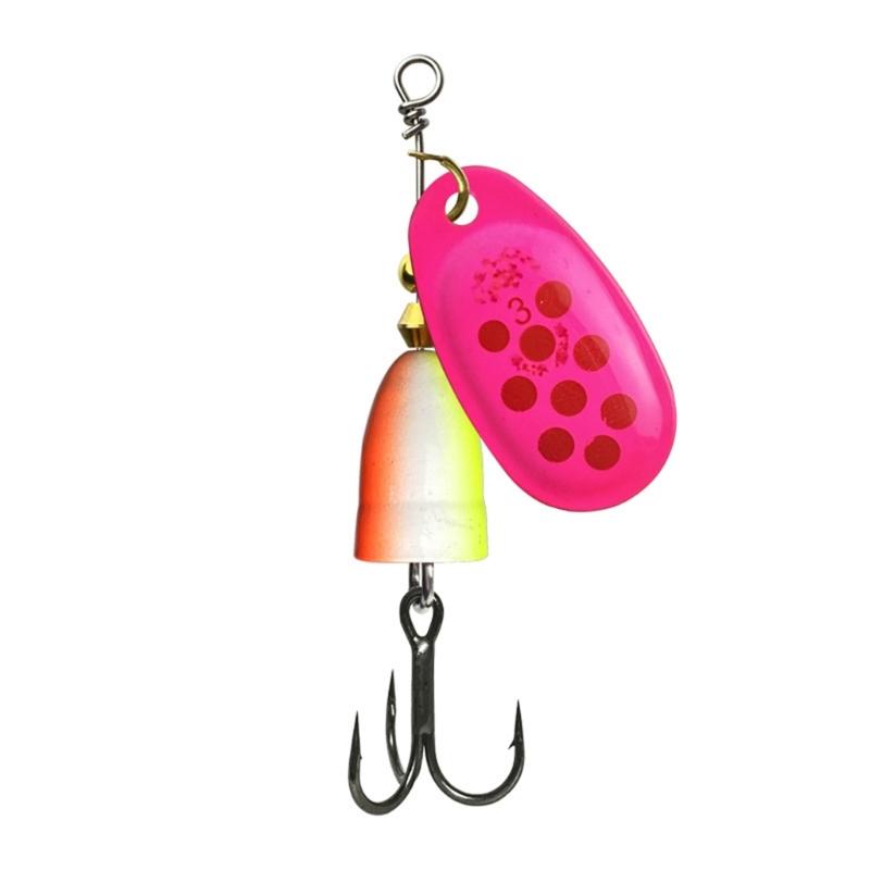 10 Piezas Señuelos Metálicos Duros Set de Cucharillas Spinner para Trucha con Anzuelo Triple 5/6/8/9/11g Señuelo de Pesca Spinnerbait Equipo de Pesca