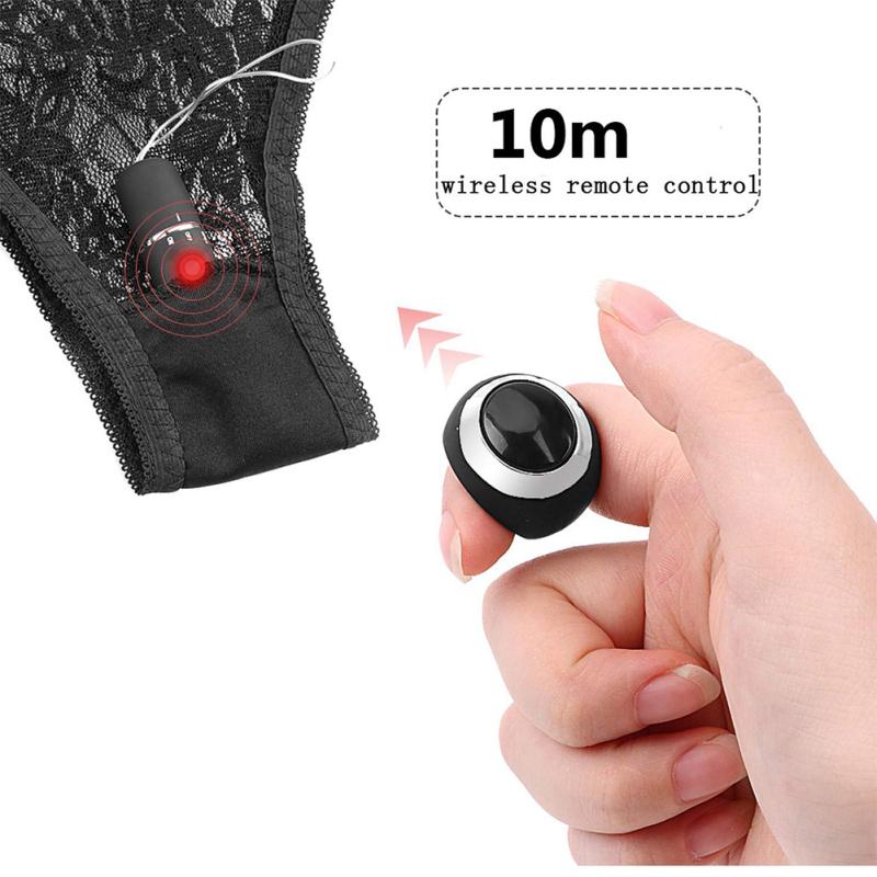 Vibrator pentru chiloți din dantelă de masaj super puternic Vibrator purtabil Telecomandă fără fir Masaj punct G