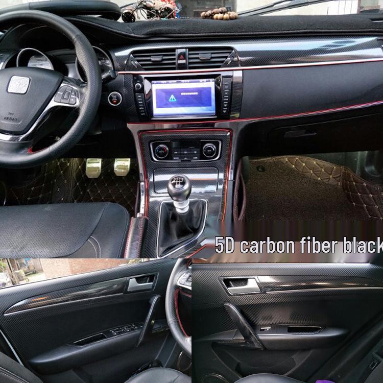 Zotye T600 Interior Carbon Fiber Gear Shift Console Wrap Stickers