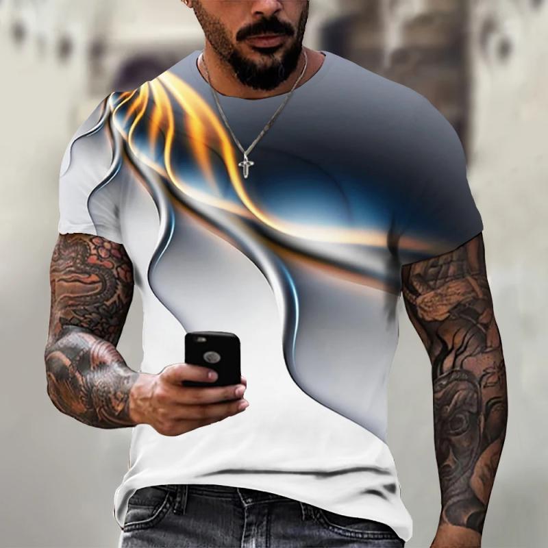 

Summer 3D Printed Fashion Compass Pattern Casual Street Men s Short Sleeve T-shirt Men O Collar New Design Short Sleeve 6XL