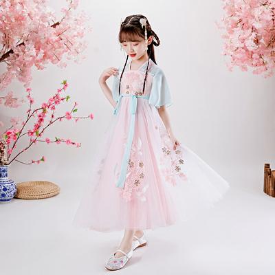 Girl Hanfu Ancient Costume Children Chinese Style Little Girl Dress Tang Dress Princess Skirt National Costume Children