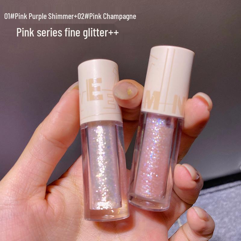 Sweet Mint Liquid Eyeshadow: Fine Shimmer Glitter, Pearlescent Highlighter for Aegyo-Sal, One-Drop Flash Explosion.