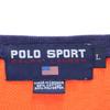 POLO SPORTS 90s Old Long Sleeve Trainer L Orange Series Sweat Men's Used