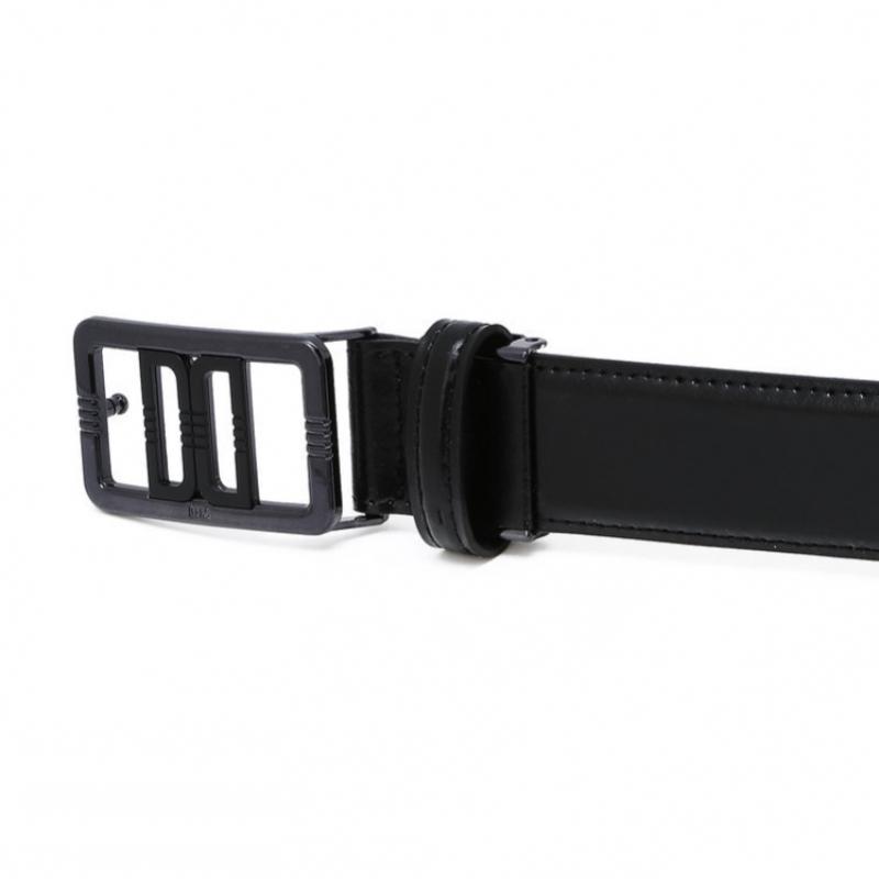 Daks Italian Leather Black Hook Belt Dbbe6e373bk