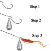 10pcs/lot Fishing Weight Sinkers 3.5g 5g 7g 10g 14g 20g Soft Bait Sinker Bass Fishing Tackle Accessories