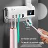 Multifunctional Automatic Toothbrush Holder and Squeezer - Wall-Mounted, Punch-Free