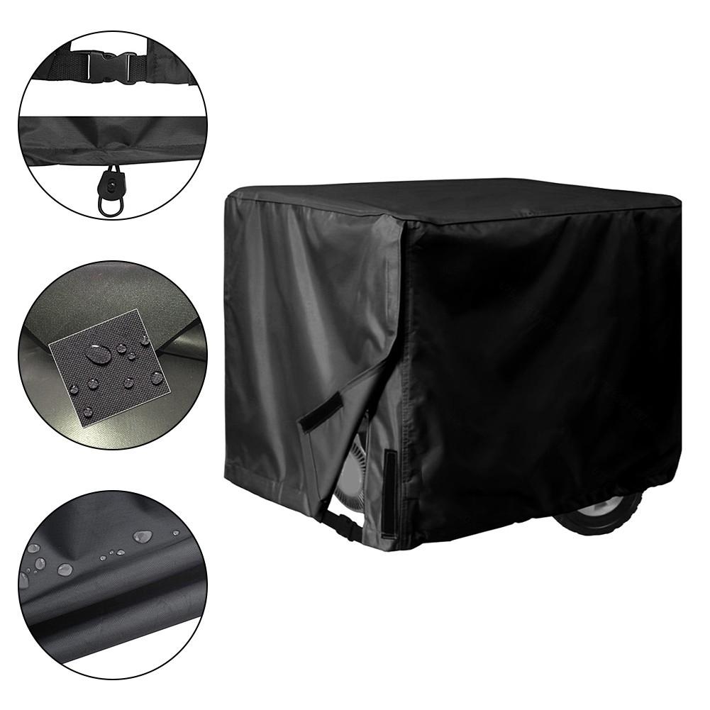 Black Generator Cover Generator Protective Cover Waterproof Generator Cover