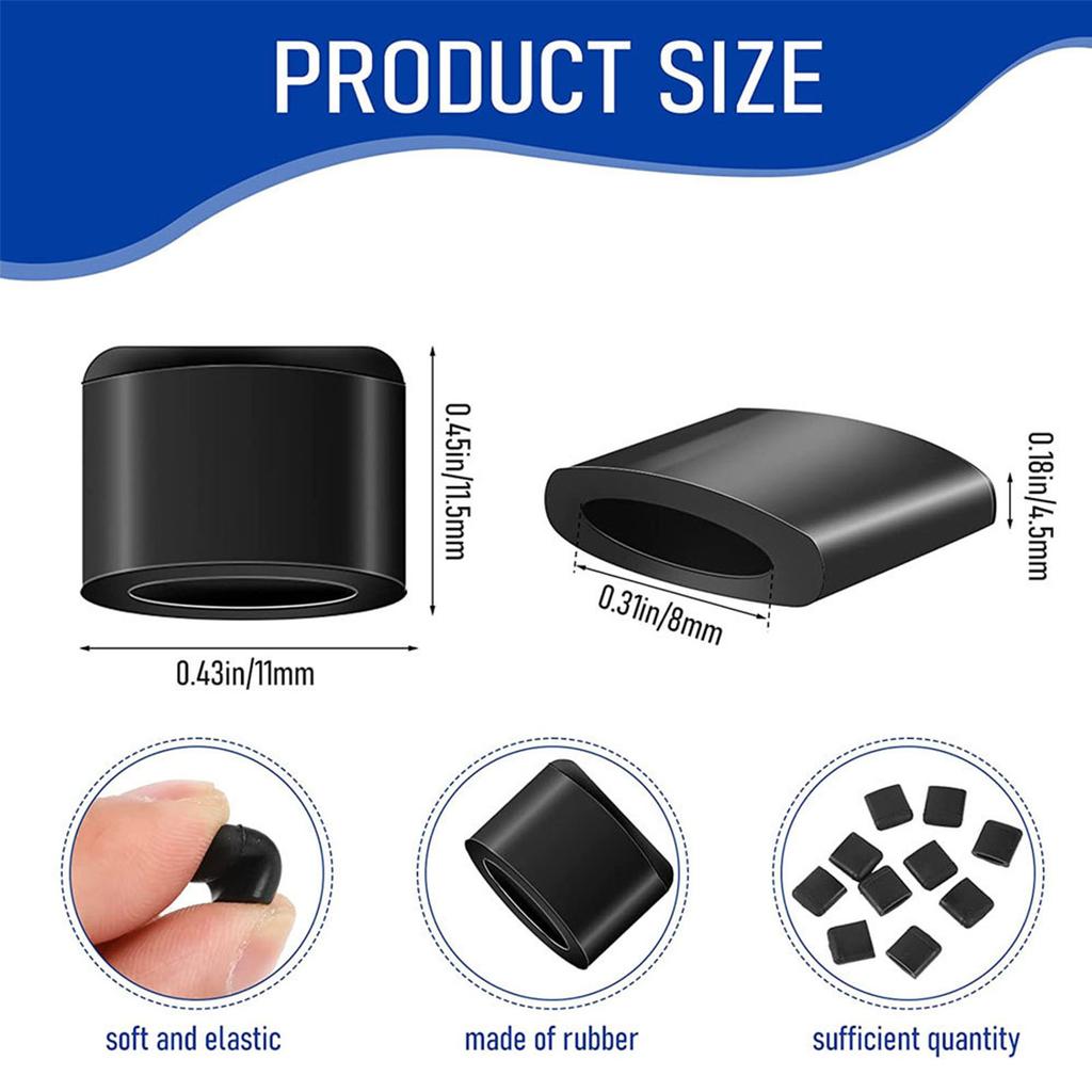 Upgraded Protective Feet Suitable for Air Fryer Grill Pan Crispers Plate Tray Replacement Silicone Bumpers Anti-Scratch