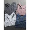 European and American Orders! Thin Non-Padded Double-Layer Sports Bra Women's Bubble Wrap Push-up Running Vest Wireless Yoga Intimates